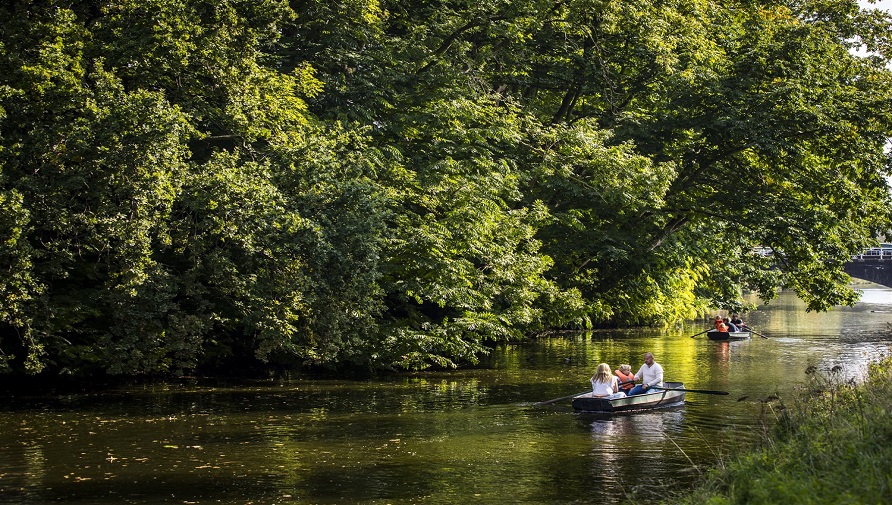 Varen in het Westbroekpark