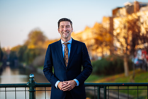 Wethouder Robert van Asten (Foto: Arjen Hooij)