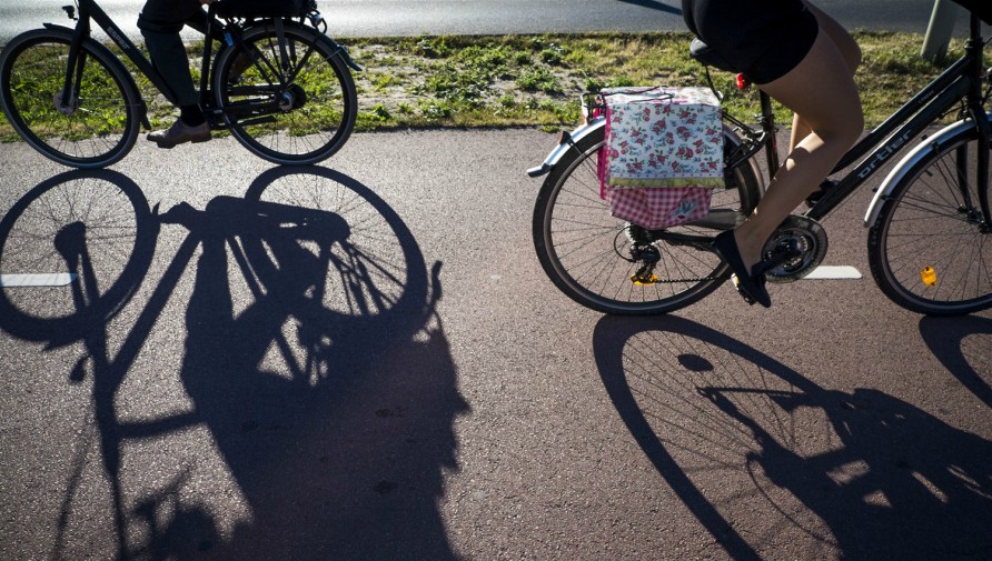 Fietspaden met glad asfalt (foto: Valerie Kuypers)