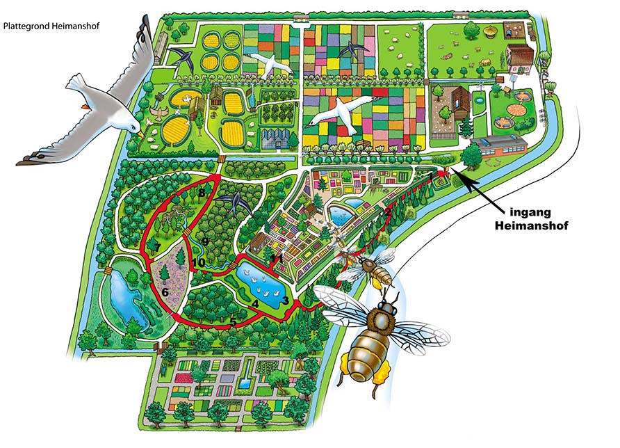 Plattegrond Heempark De Heimanshof