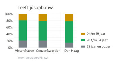 Wijkprofiel Havenkwartier leeftijd