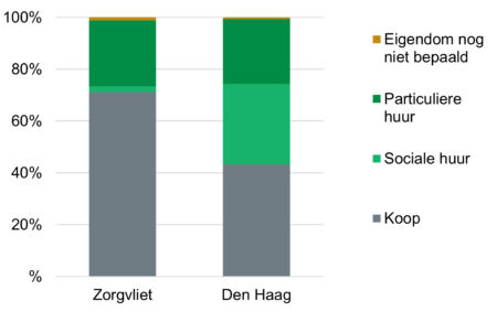 Wijkprofiel Zorgvliet: woningen eigendom