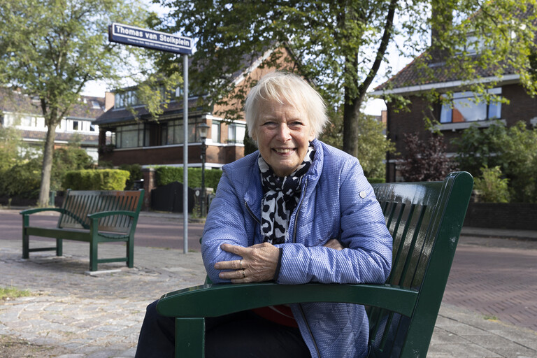 Marianne van warm welkom nieuwe bewoners Van Stolkpark