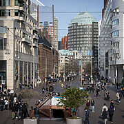 straatbeeld centrum Den Haag
