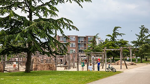 Waterpunt in Wijkpark De Verademing