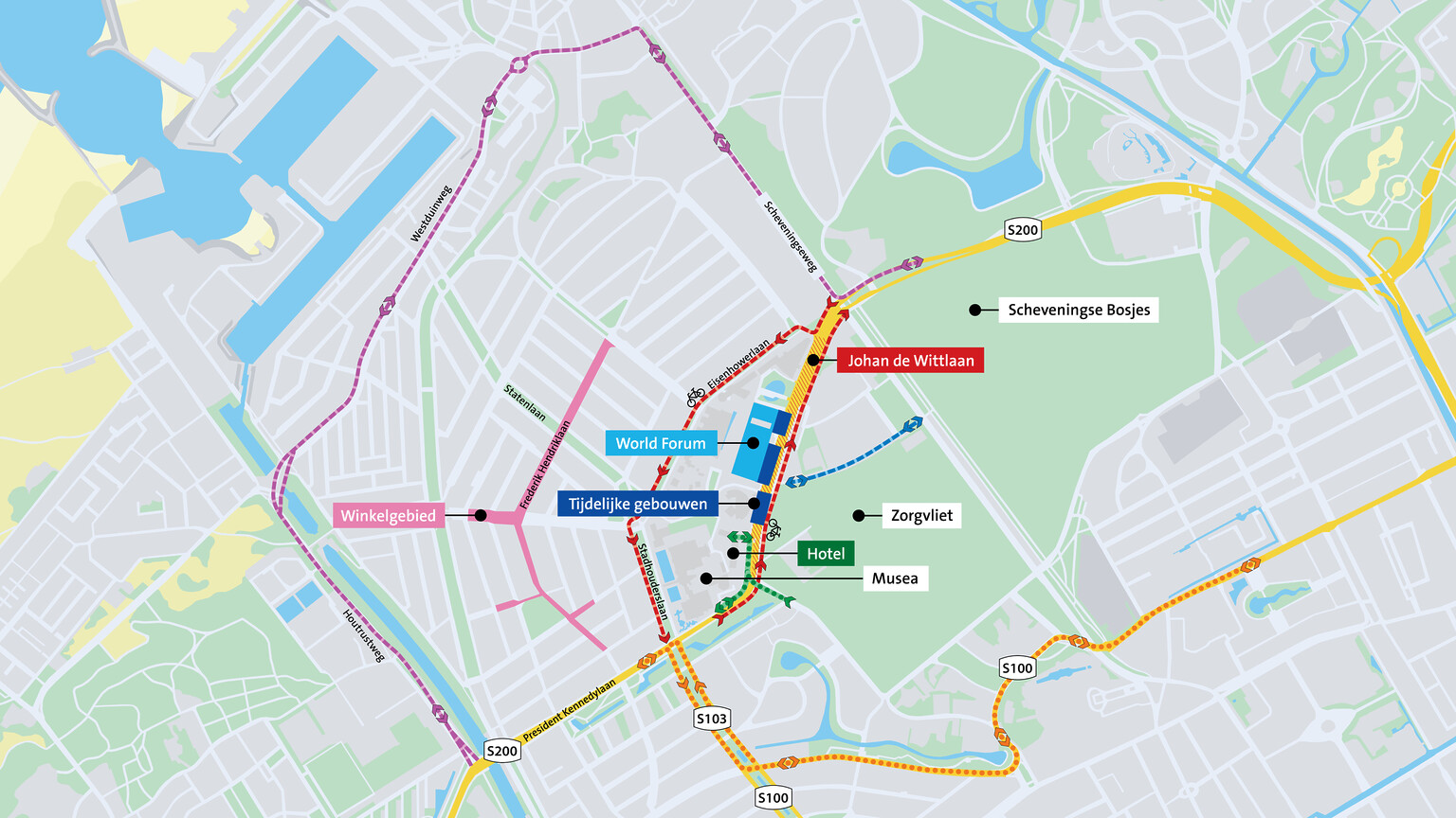 Afsluiting Johan de Wittlaan - Den Haag