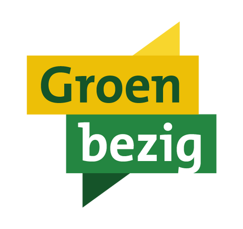 Het logo van Groen bezig