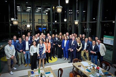 Diner ectorbijeenkomst IT met Wethouders Saskia Bruines en Nur Icar van de Gemeente Den Haag Foto: Phil Nijhuis