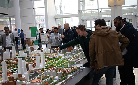maquette van het toekomstige CID