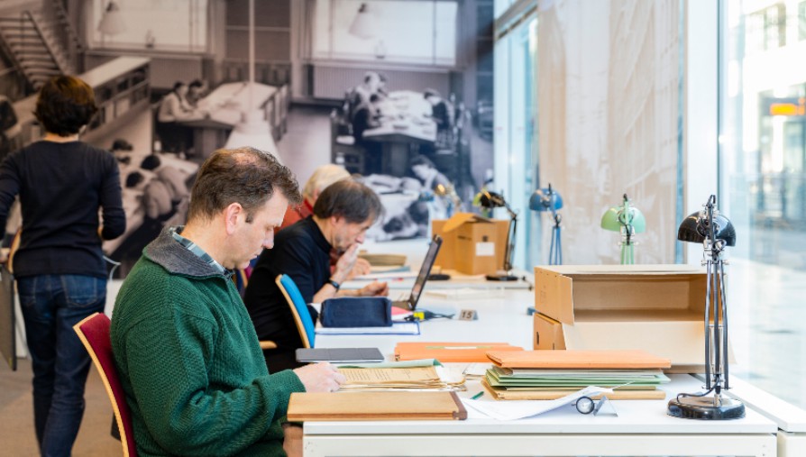 Reading room of The Hague City Archives