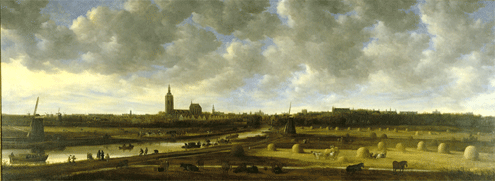 'View of The Hague from the southeast' (1650) by Jan van Goyen