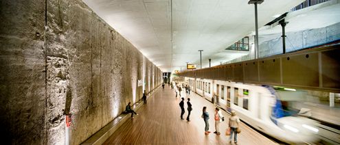 Tram tunnel in The Hague's city centre