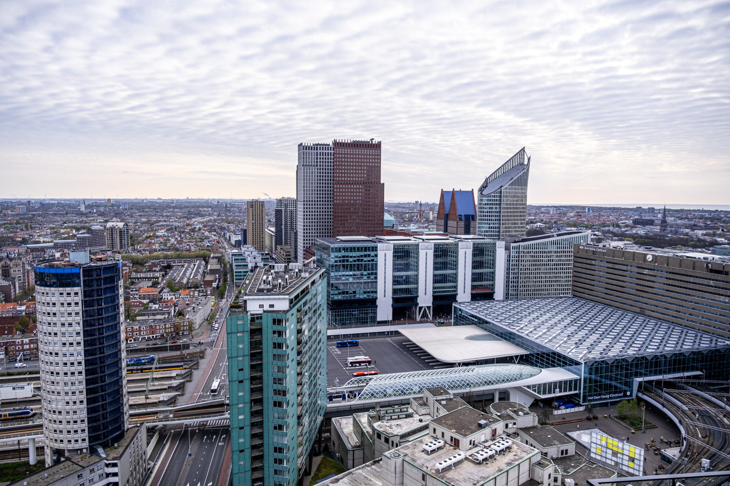 Aerial photo the Hague